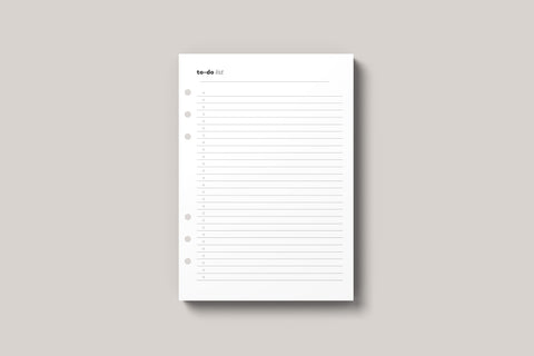 to-do list